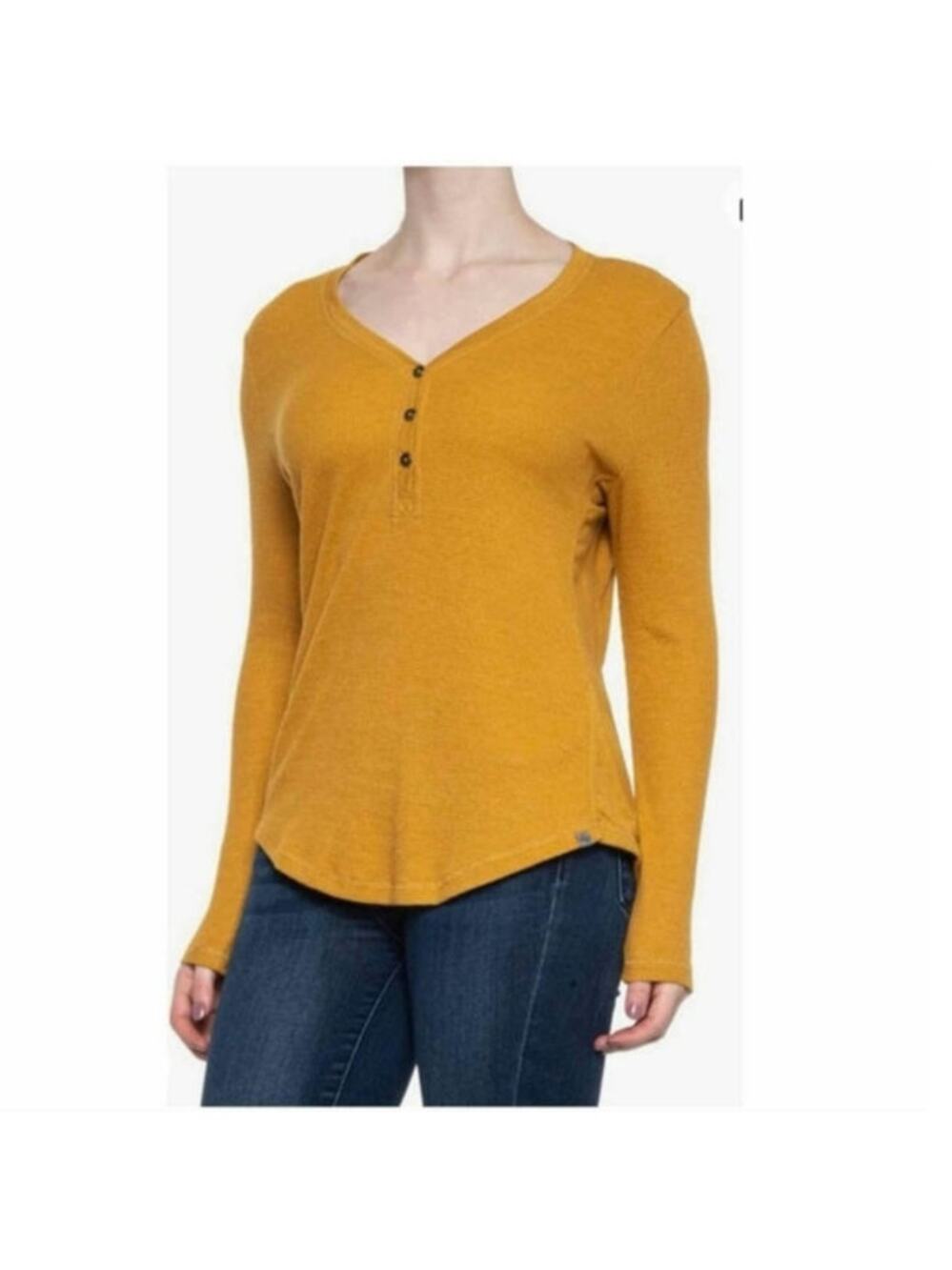 NEW Eddie Bauer Thermal Myriad V Neck Henley Top Size XL
